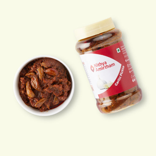 Garlic Pickle - Nithya Amirtham Indian Food Pvt Ltd